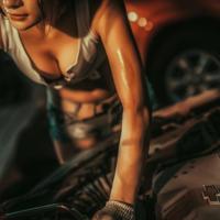 撞击丰腴岳坶 宝贝把胸漏出来给我吃